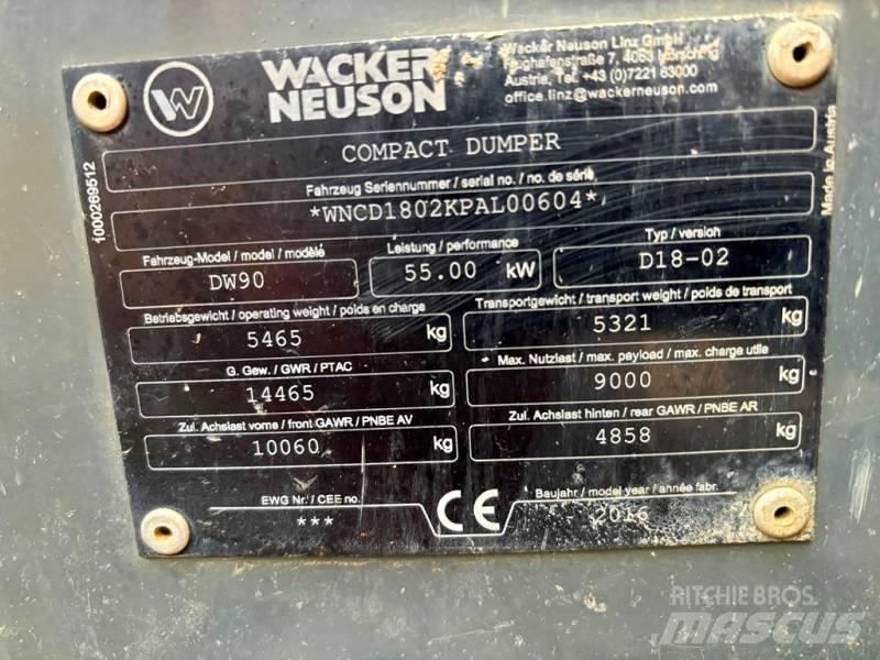 Wacker Neuson DW 90 Statybiniai savivarčiai sunkvežimiai
