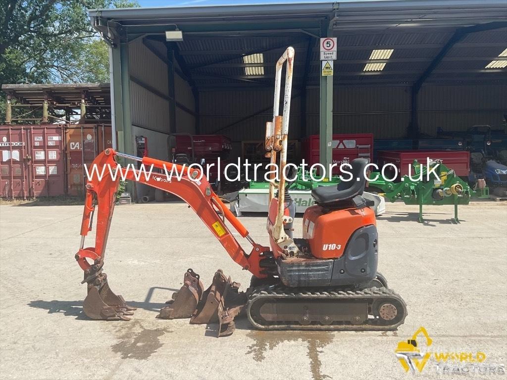 Kubota U 10-3 Mini ekskavatoriai < 7 t