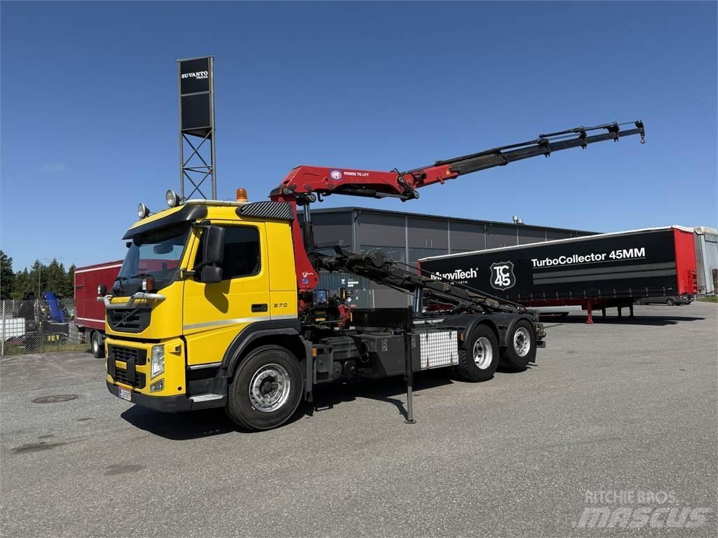 Volvo FM 370 6X2 Automobiliniai kranai