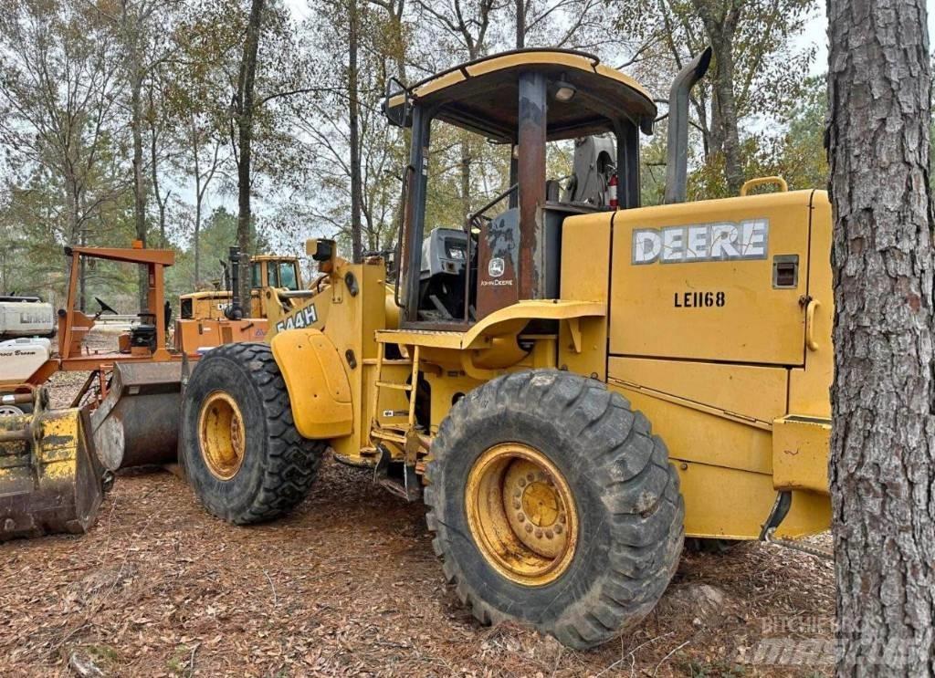 John Deere 544 H Naudoti ratiniai krautuvai