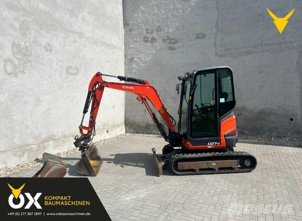 Kubota U 27-4 Mini ekskavatoriai < 7 t