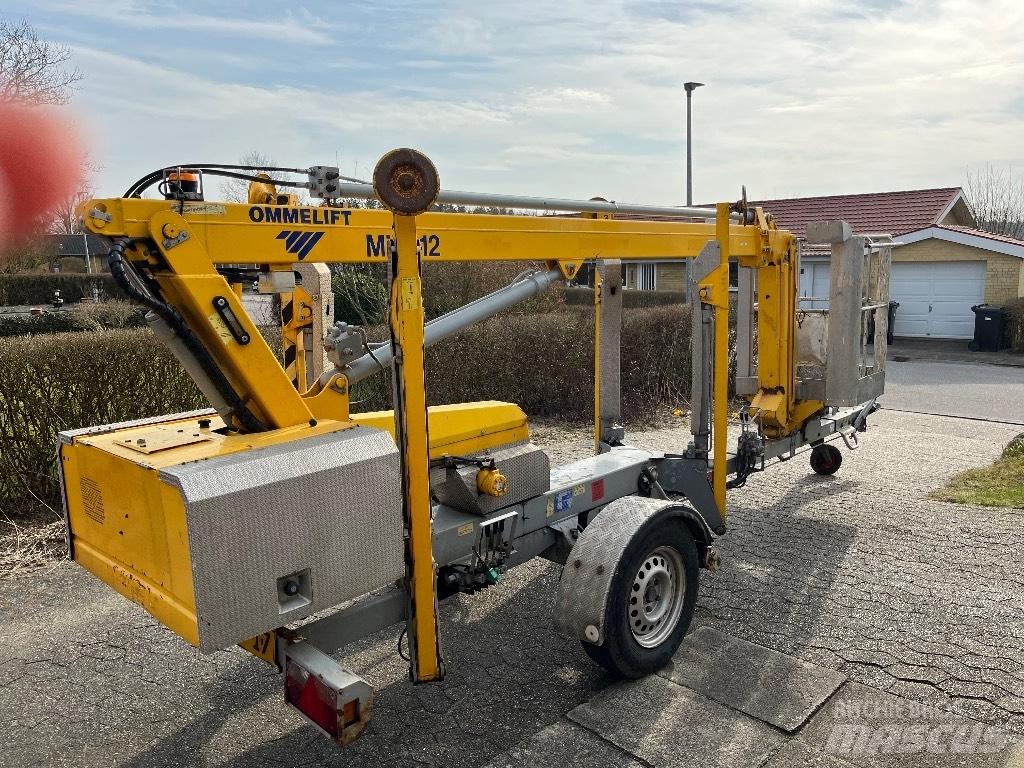 Omme Mini 12 EBJ Ant priekabų montuojamos kėlimo platformos