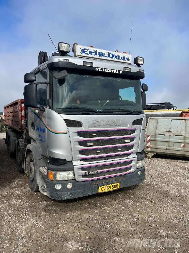 Scania R 450 Automobiliniai kranai