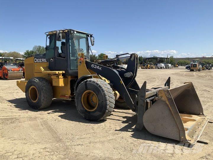John Deere 624KII Naudoti ratiniai krautuvai