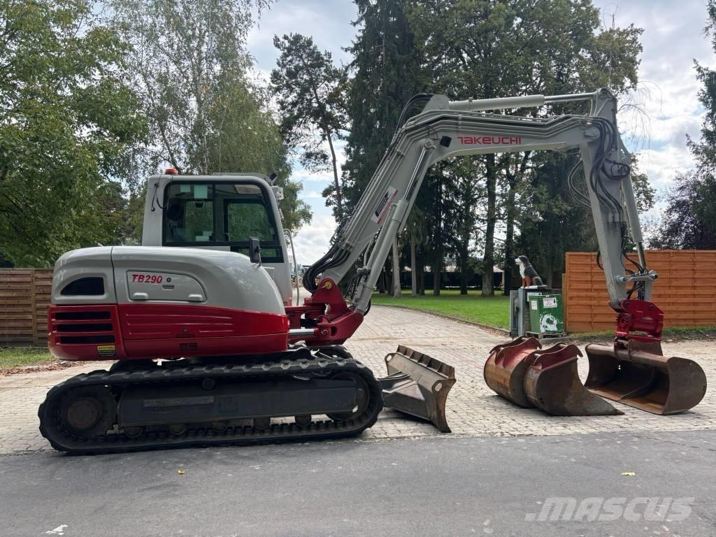 Takeuchi TB 290 Vidutinės galios ekskavatoriai 7-12 t