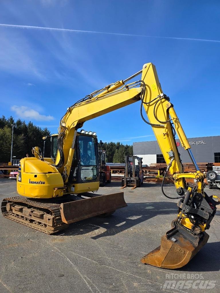 Komatsu Pc 78us-10 Vidutinės galios ekskavatoriai 7-12 t