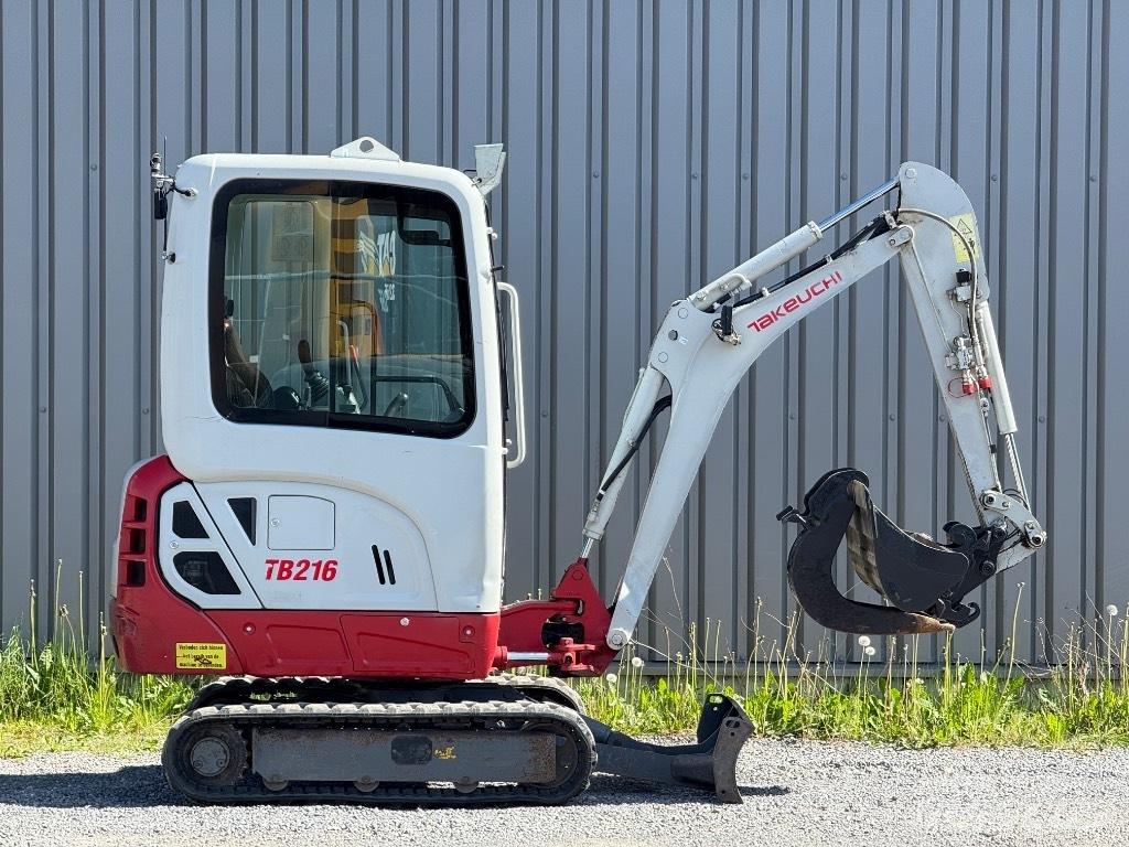 Takeuchi TB 216 Mini ekskavatoriai < 7 t