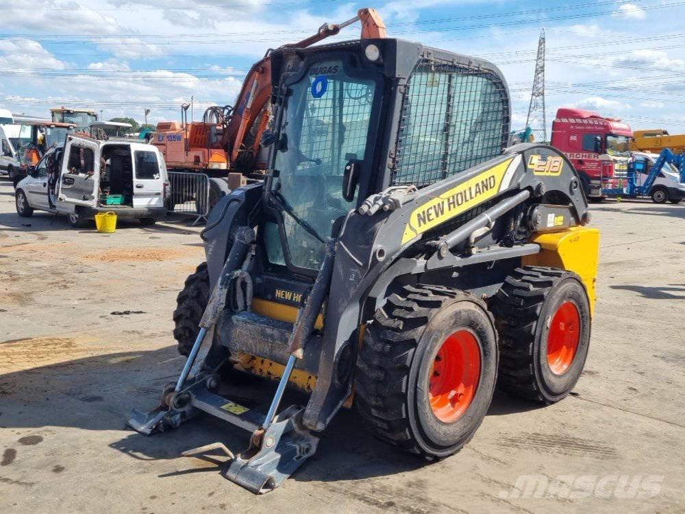New Holland L 218 Krautuvai su šoniniu pasukimu