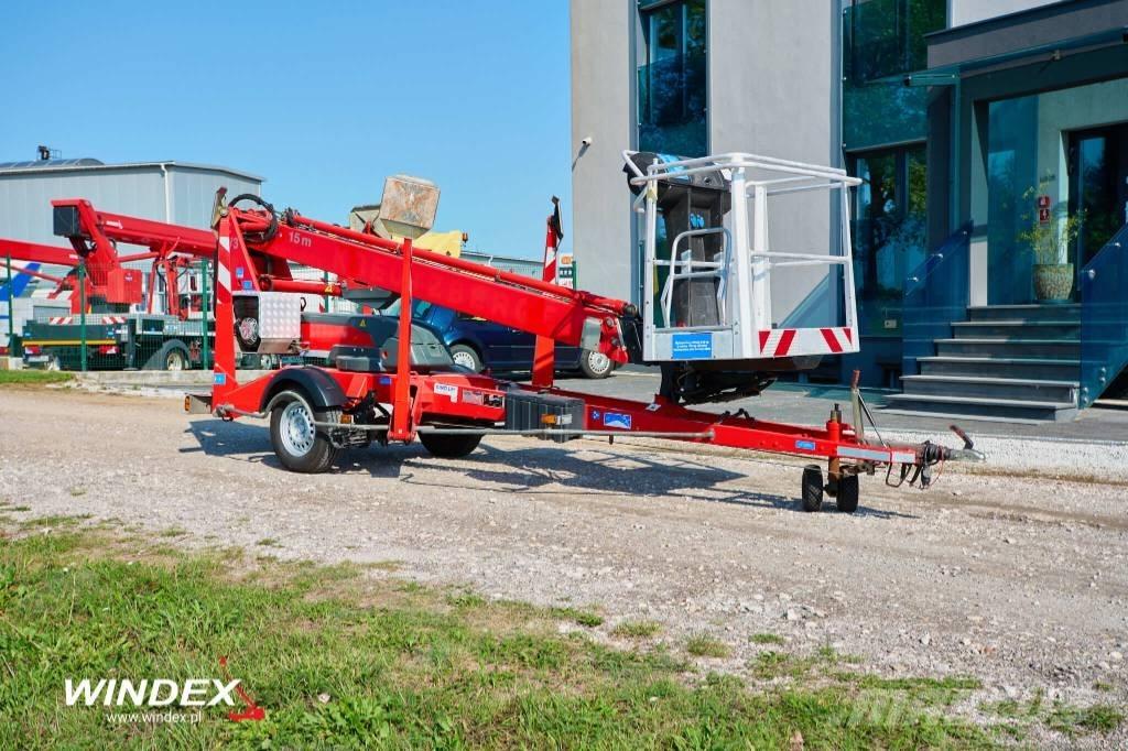 Dino 150 T Ant priekabų montuojamos kėlimo platformos
