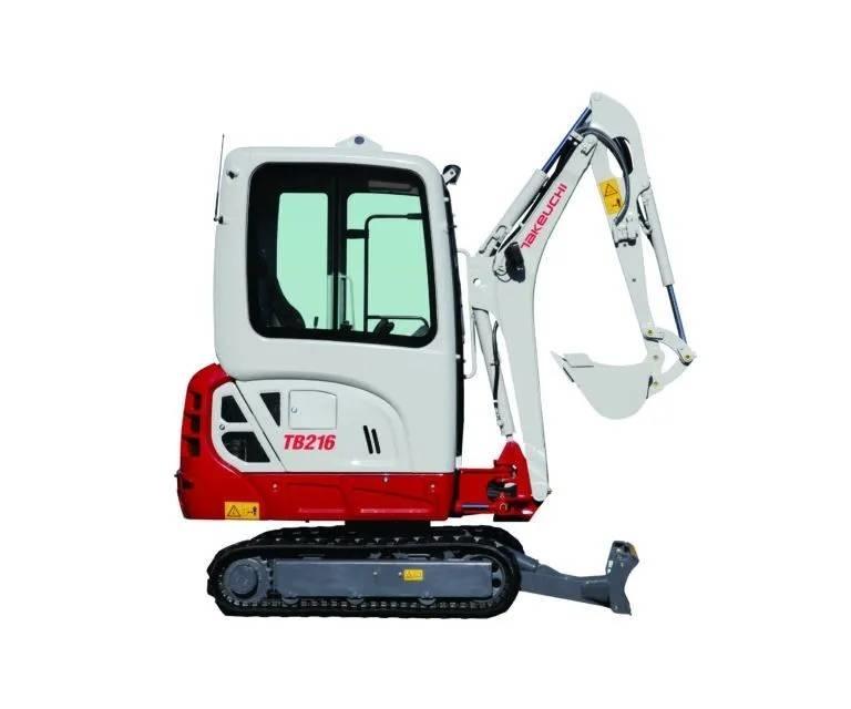 Takeuchi TB216 Mini ekskavatoriai < 7 t