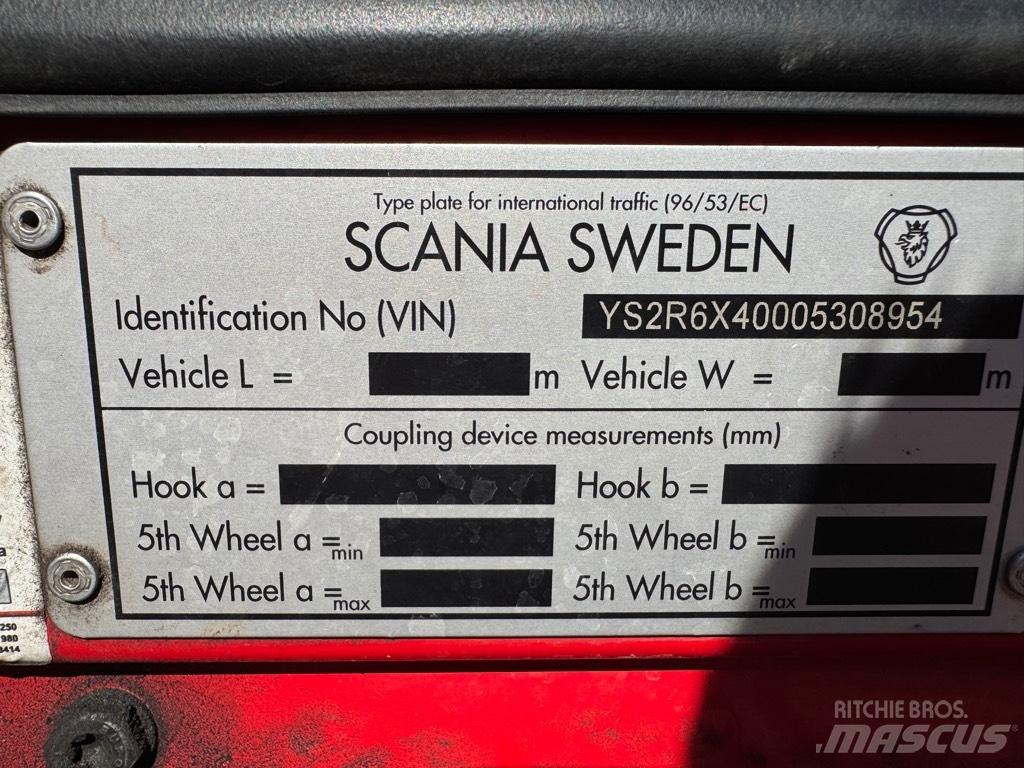 Scania R 560 Miškovežių vilkikai