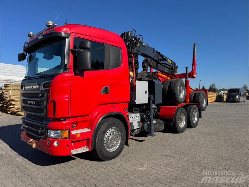 Scania R 560 Miškovežių vilkikai