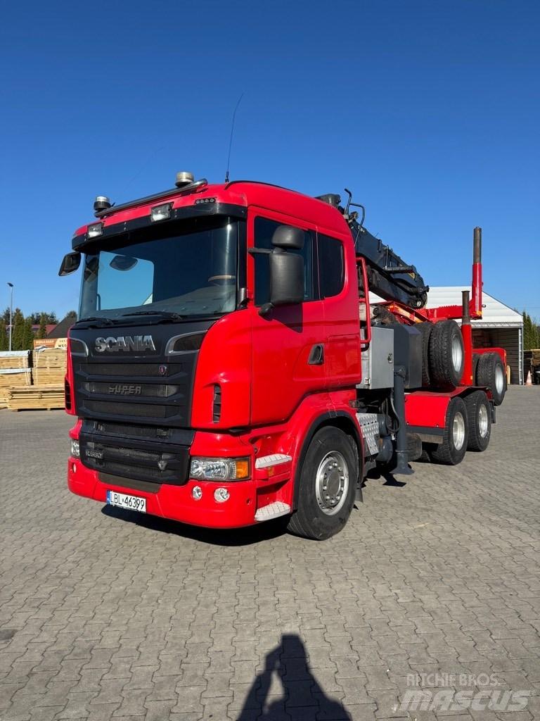 Scania R 560 Miškovežių vilkikai
