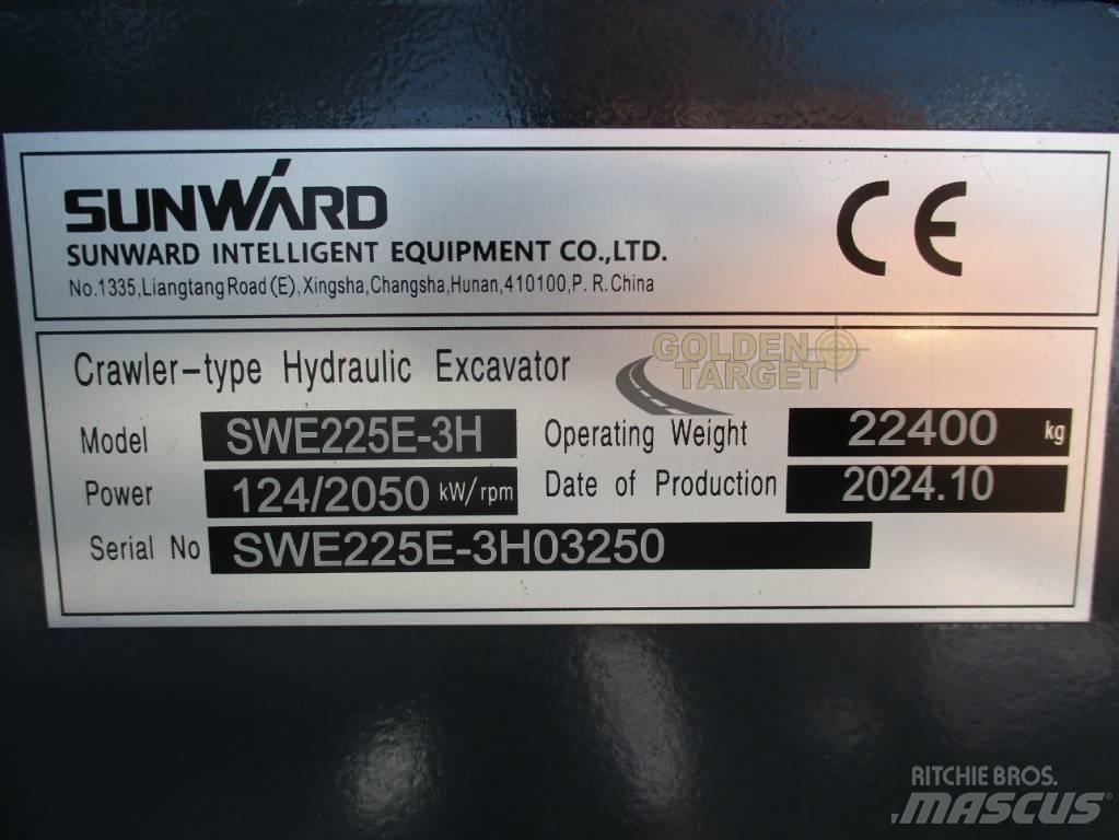 Sunward SWE 225E-3H Vikšriniai ekskavatoriai
