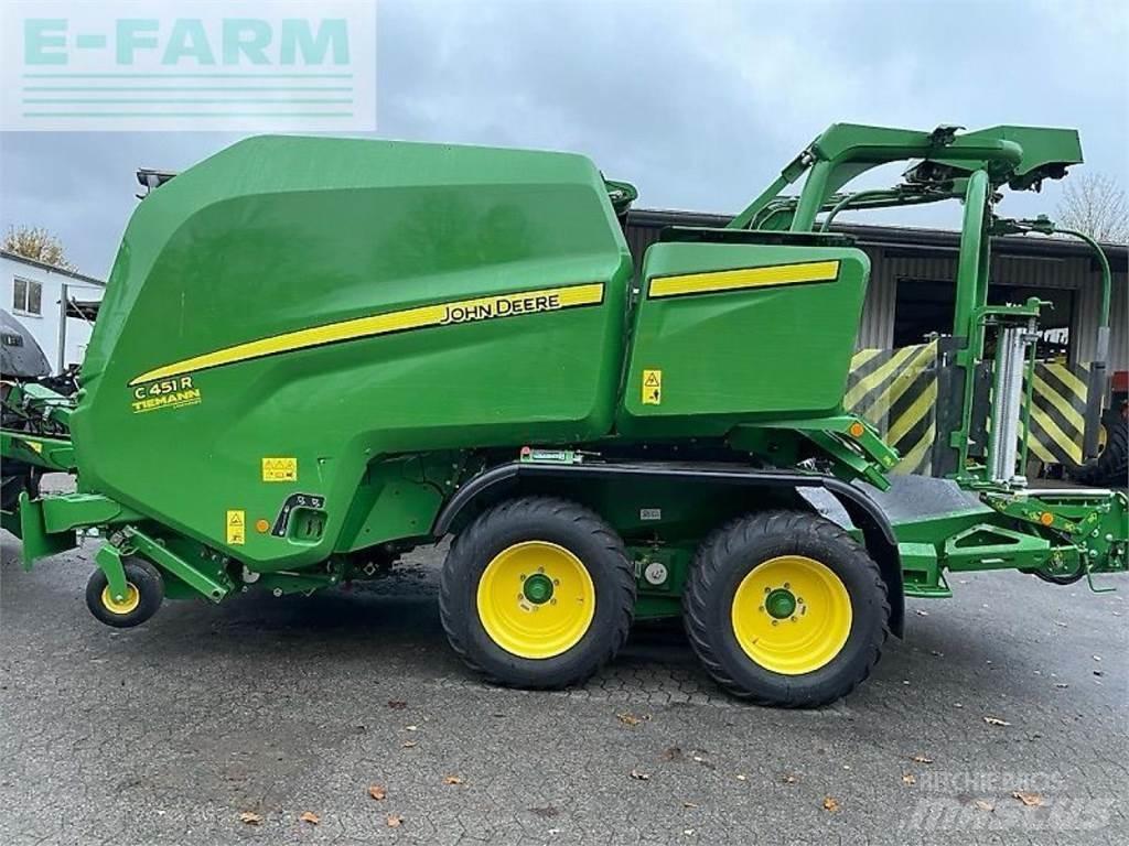 John Deere c451r Stačiakampių ryšulių presai