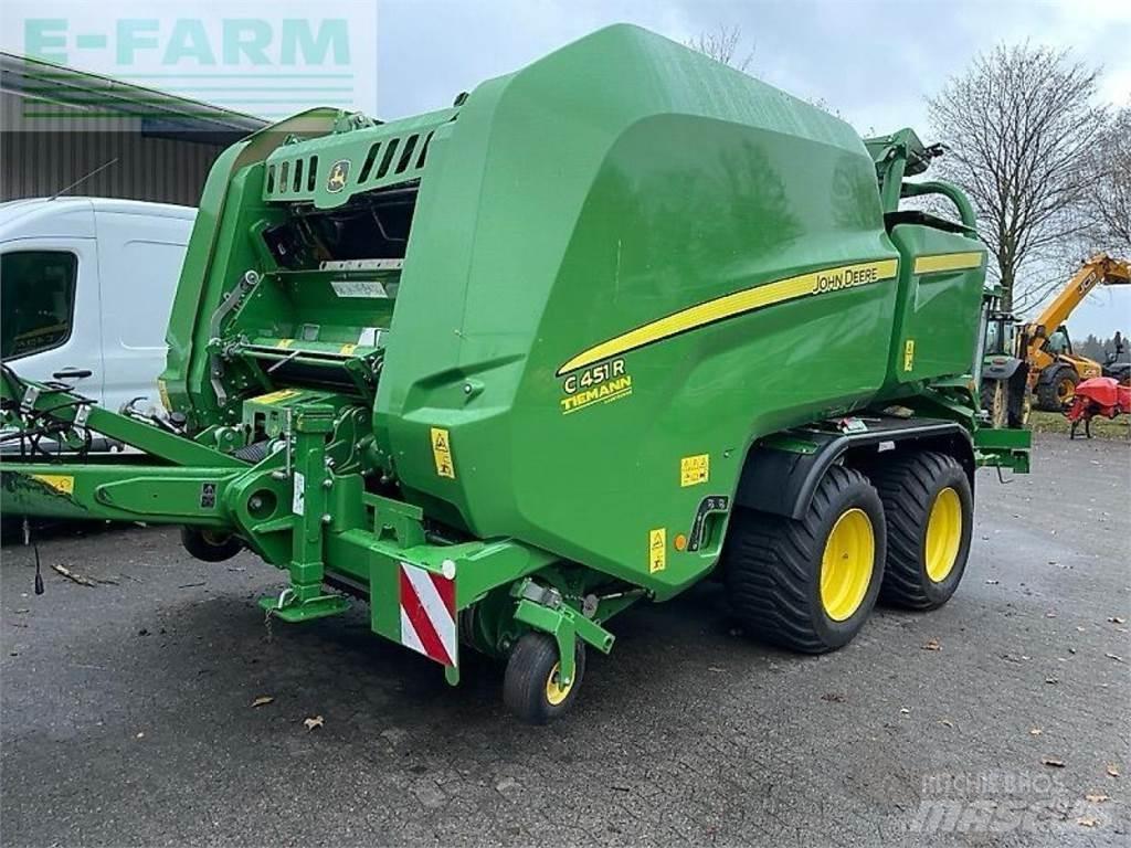 John Deere c451r Stačiakampių ryšulių presai
