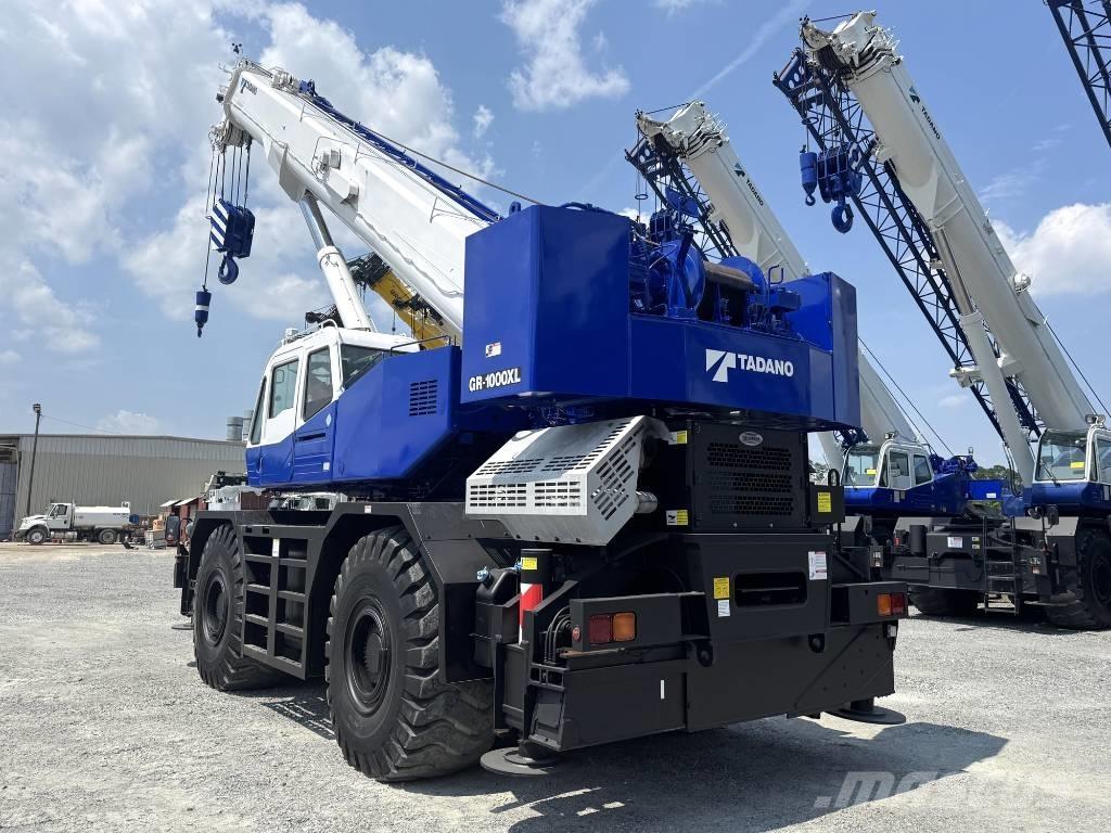 Tadano GR 1000 XL Neapdoroto reljefo kranai