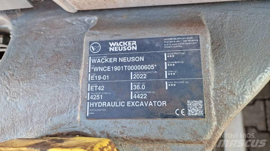 Wacker Neuson ET42 Vikšriniai ekskavatoriai