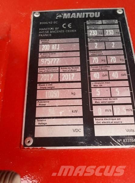 Manitou 200ATJ  RC Alkūniniai keltuvai