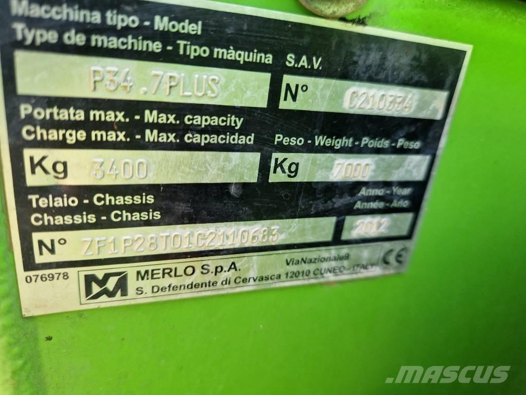 Merlo P 34.7 Plus Teleskopiniai krautuvai