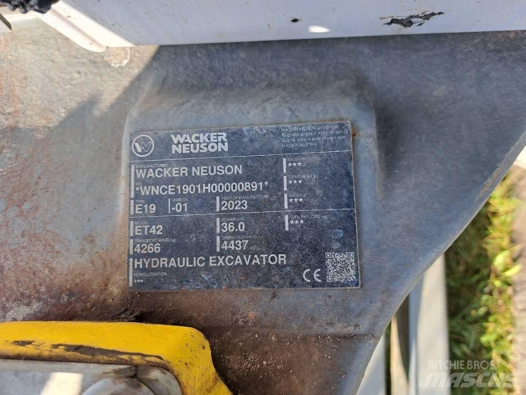 Wacker Neuson ET42 Vikšriniai ekskavatoriai