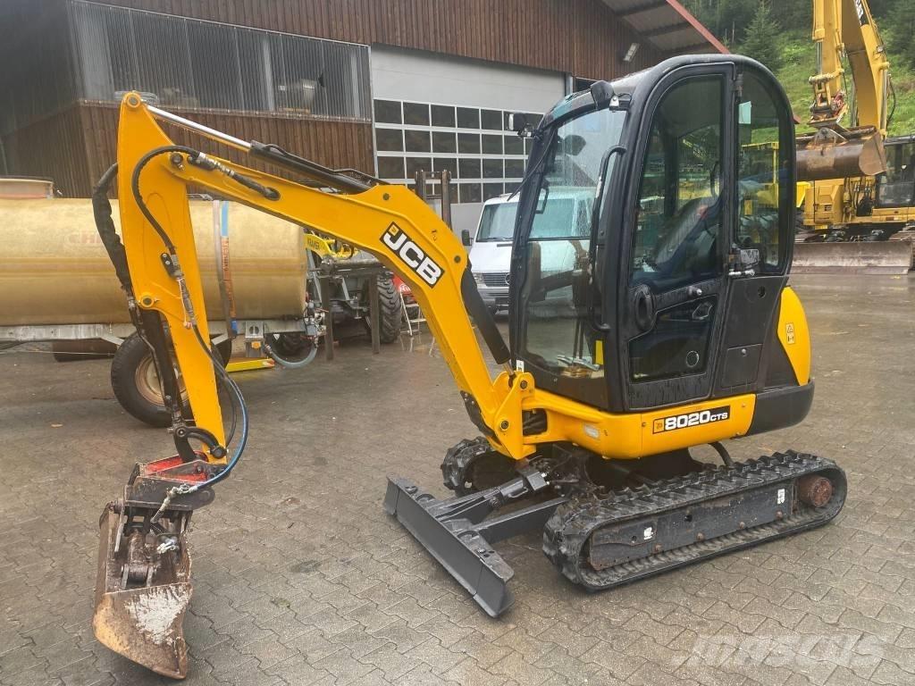 JCB 8020 Mini ekskavatoriai < 7 t