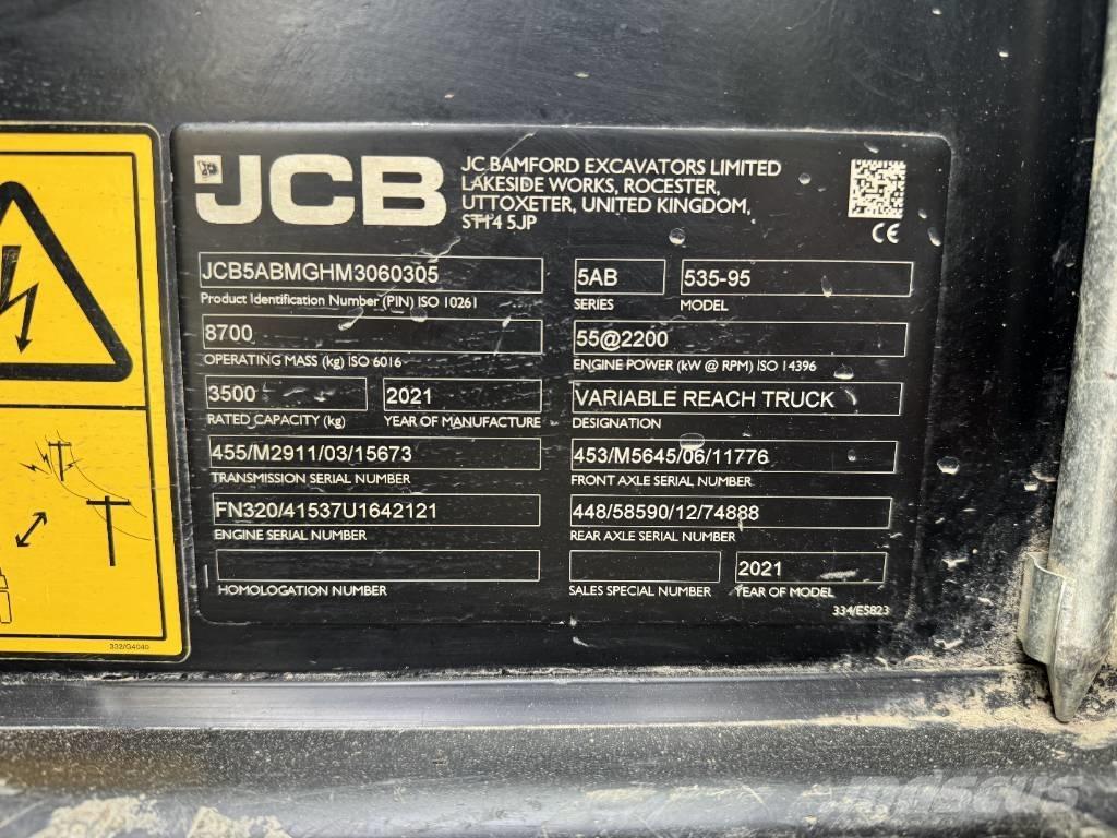 JCB 535-95 Teleskopiniai krautuvai