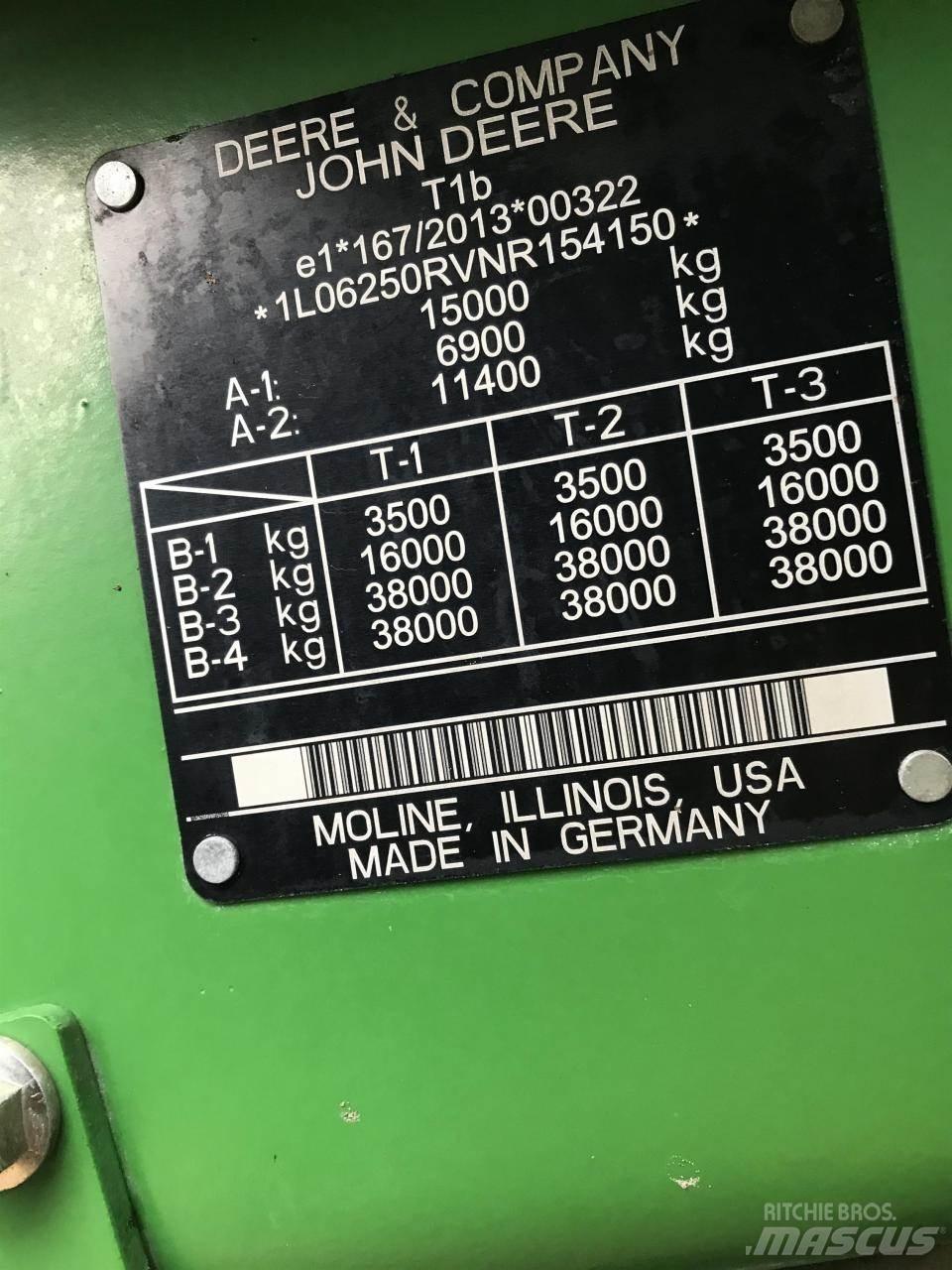 John Deere 6R 250 Traktoriai