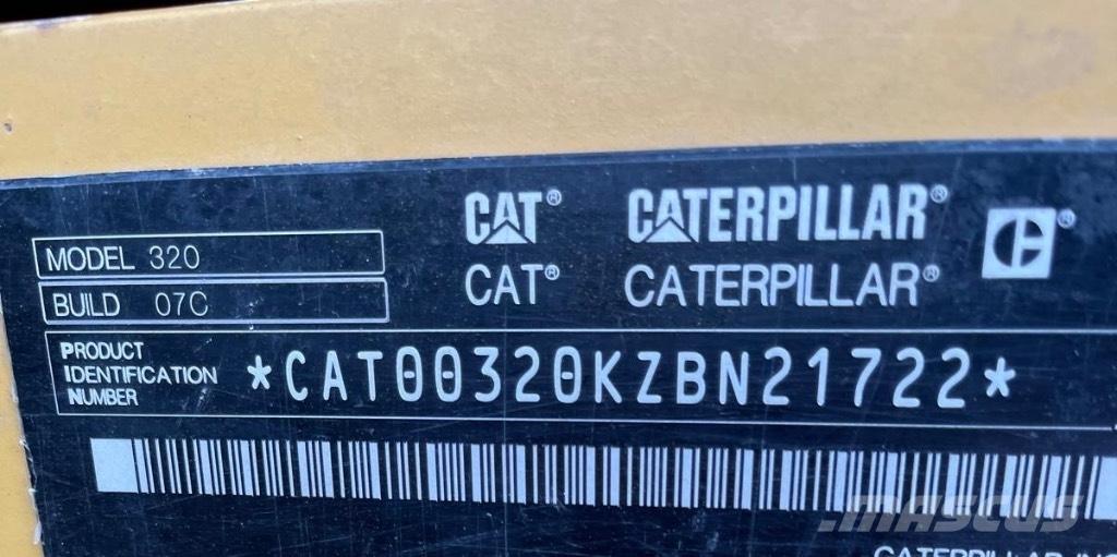 CAT 320 Vikšriniai ekskavatoriai