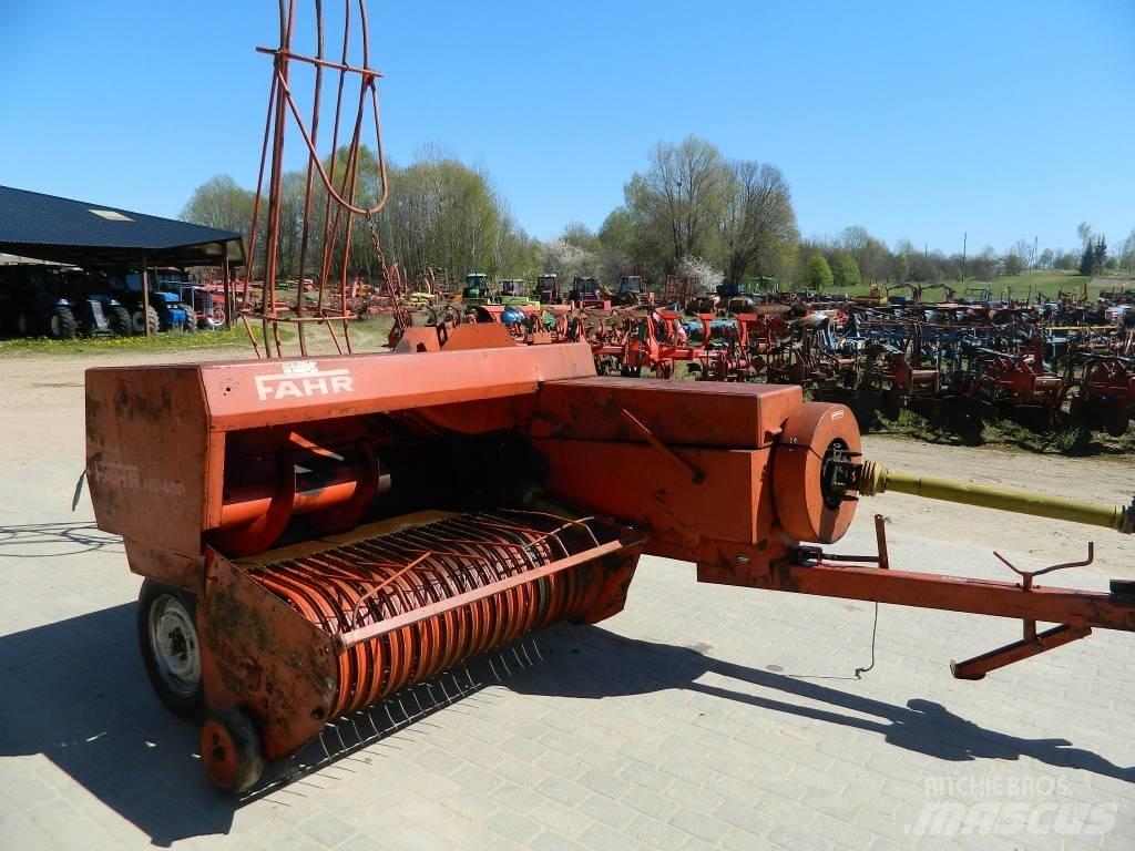 Fahr HD 400 Stačiakampių ryšulių presai