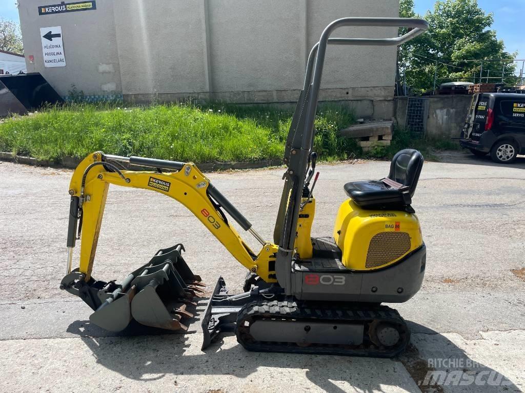 Wacker Neuson 803 Mini ekskavatoriai < 7 t