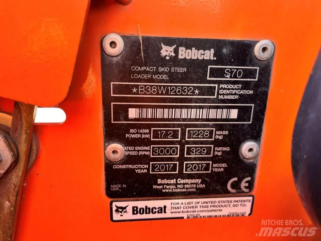 Bobcat S70 Krautuvai su šoniniu pasukimu