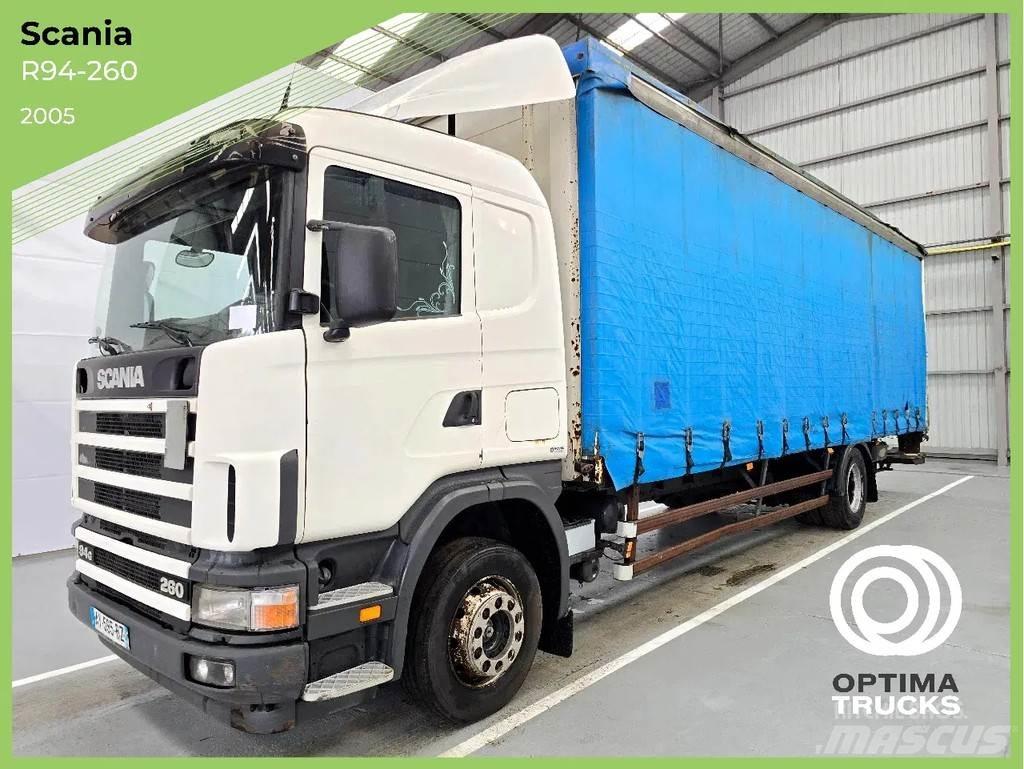 Scania R94-260 Priekabos su tentu