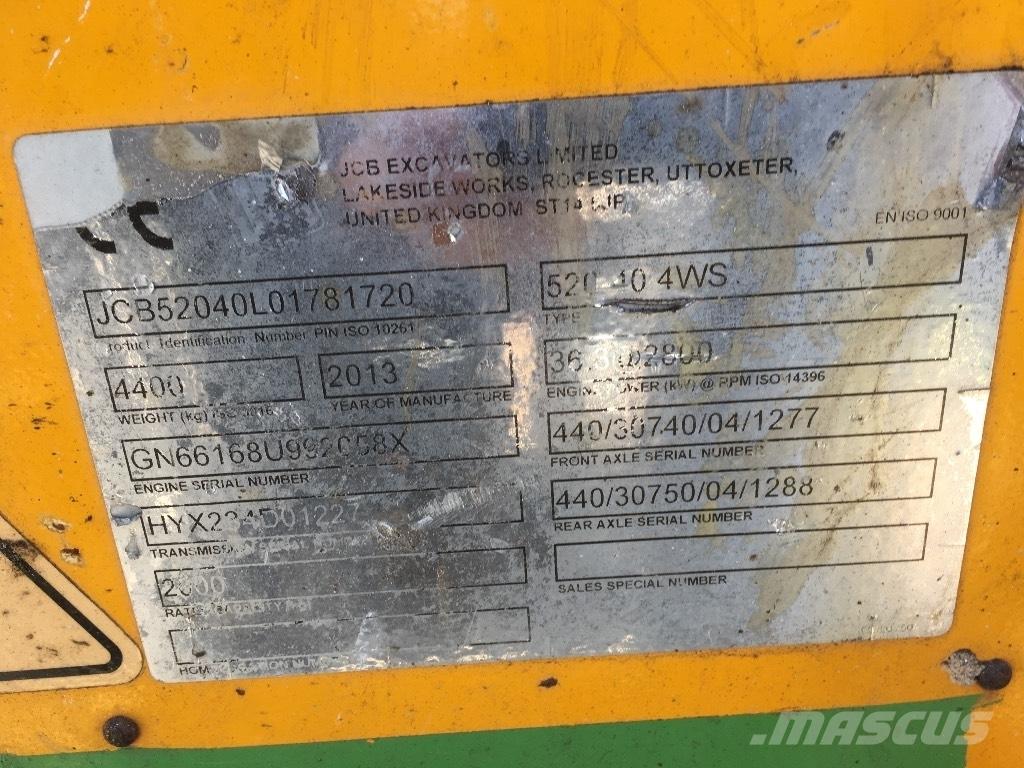JCB 520-40 Teleskopiniai krautuvai