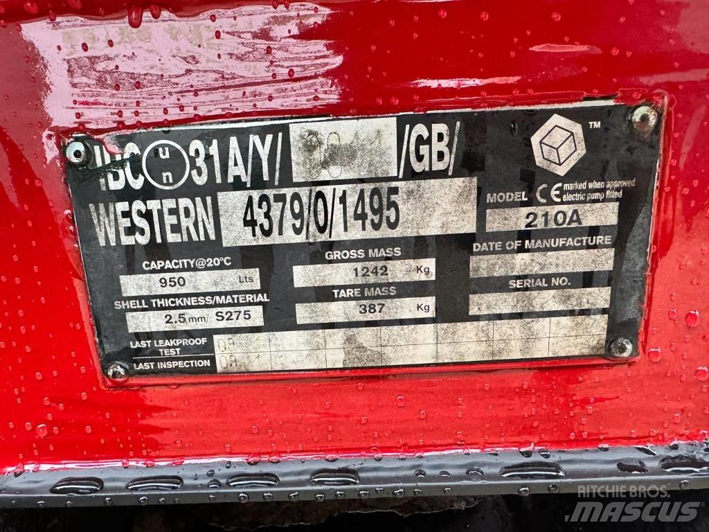 Western 950Litres Degalų ir priedų talpyklos