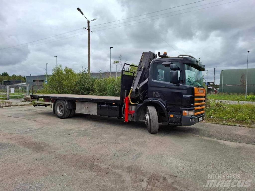 Scania P 124 Automobiliniai kranai