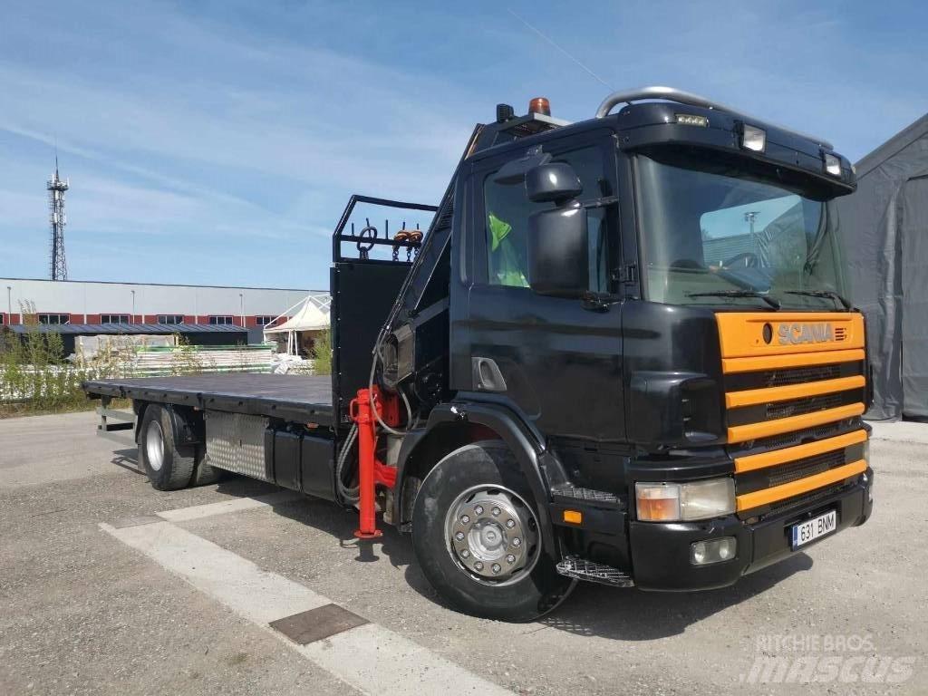 Scania P 124 Automobiliniai kranai