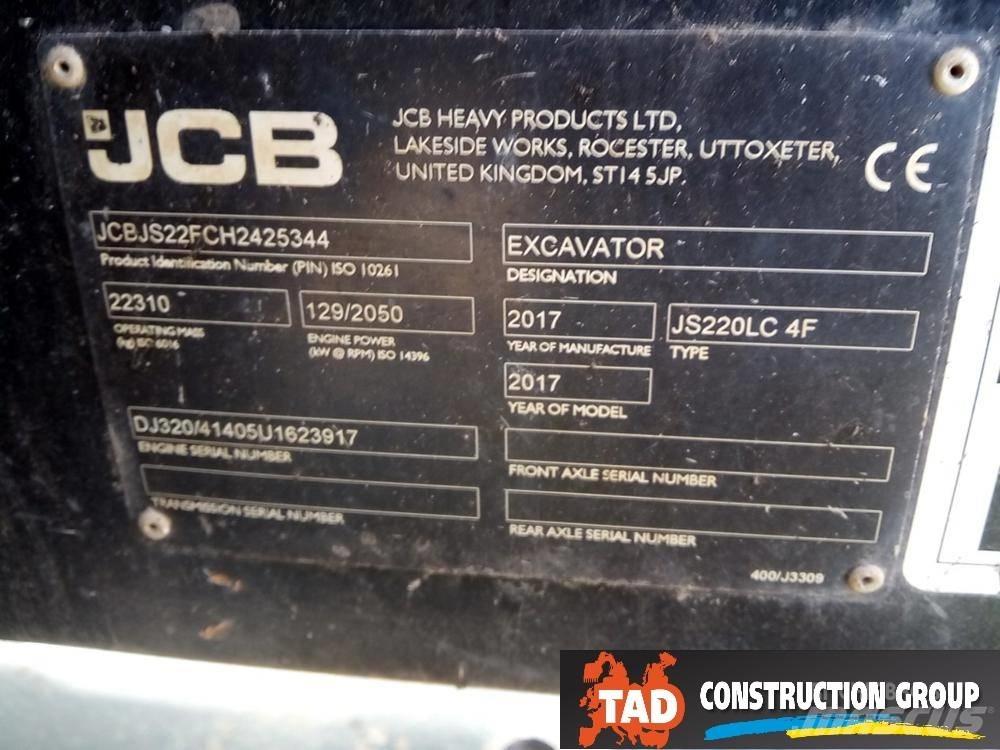 JCB JS 220 LC Vikšriniai ekskavatoriai
