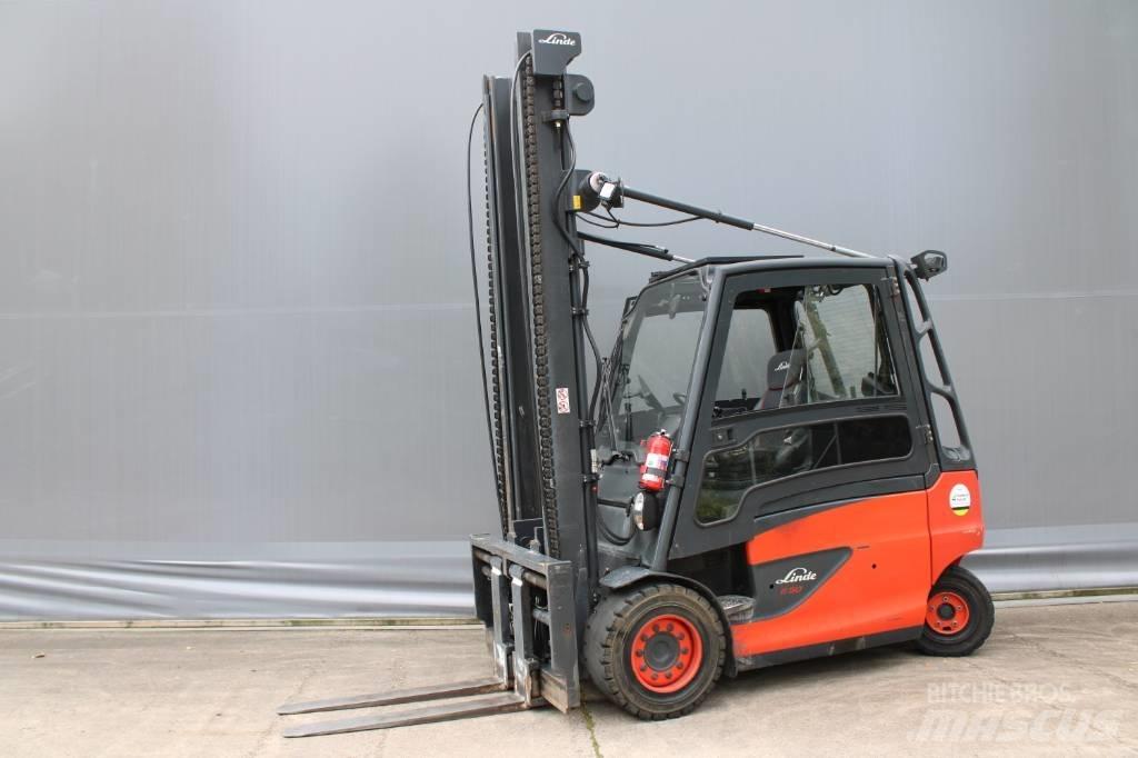 Linde E50HL-01 Elektriniai šakiniai krautuvai