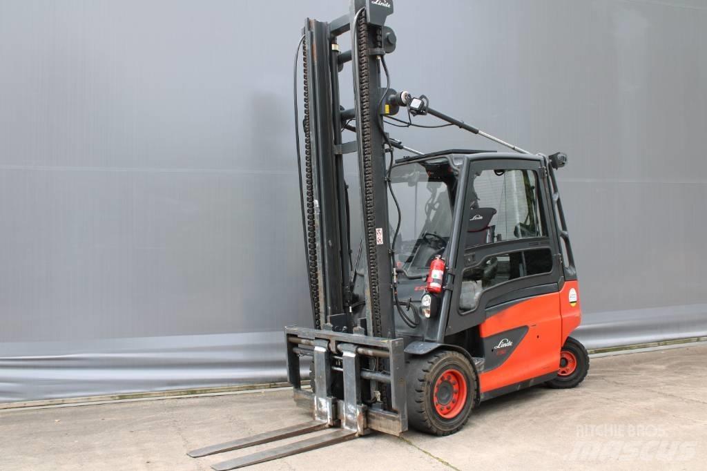 Linde E50HL-01 Elektriniai šakiniai krautuvai