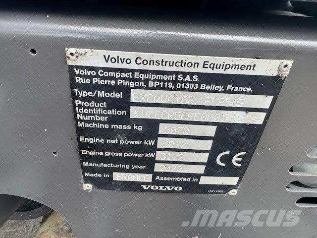 Volvo ECR50F Mini ekskavatoriai < 7 t