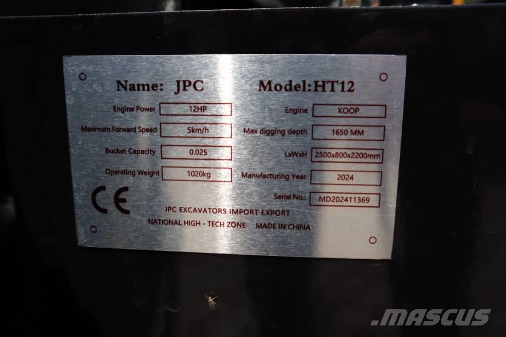 JPC HT12 Mini ekskavatoriai < 7 t