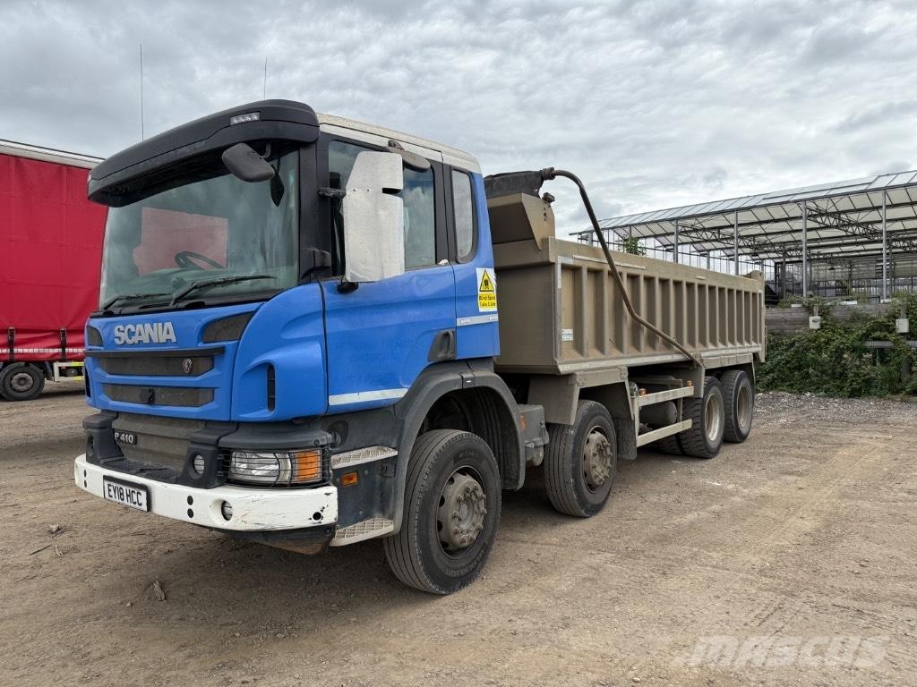 Scania P 410 Savivarčių priekabų vilkikai