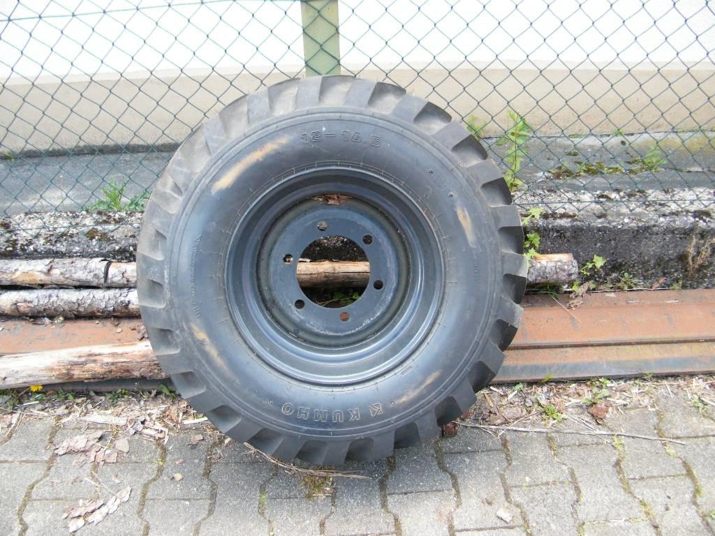 Kumho 12-16,5 Padangos, ratai ir ratlankiai
