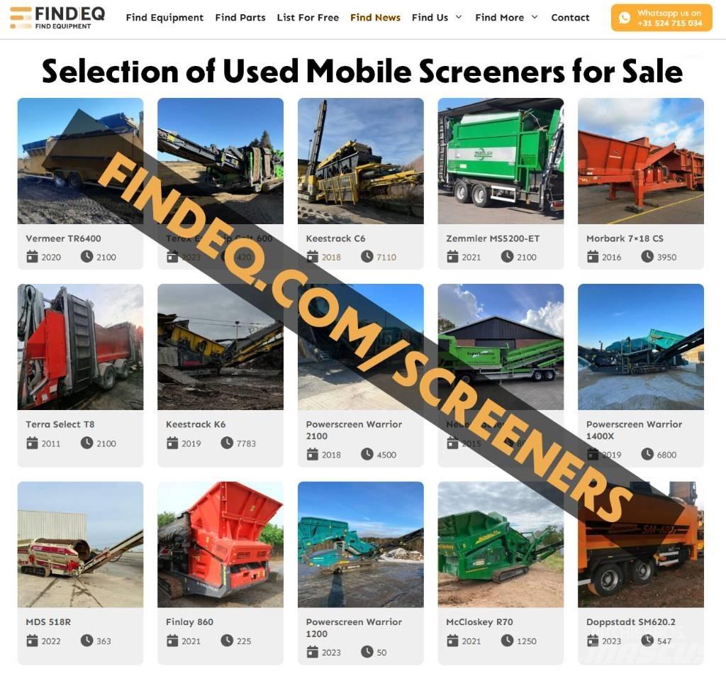 PowerScreen Div. Mobilūs sietai