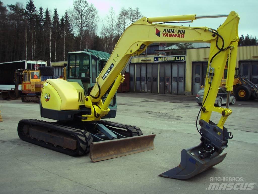 Yanmar Vio 75 Vidutinės galios ekskavatoriai 7-12 t