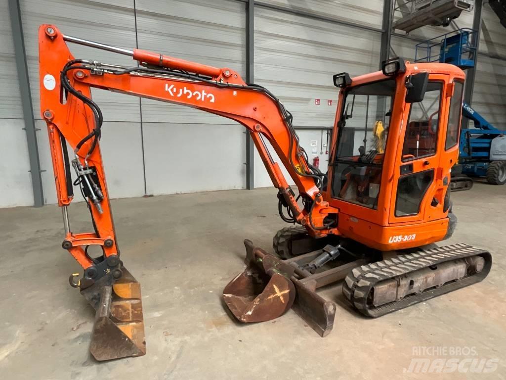 Kubota U 35-3 A 3 Mini ekskavatoriai < 7 t