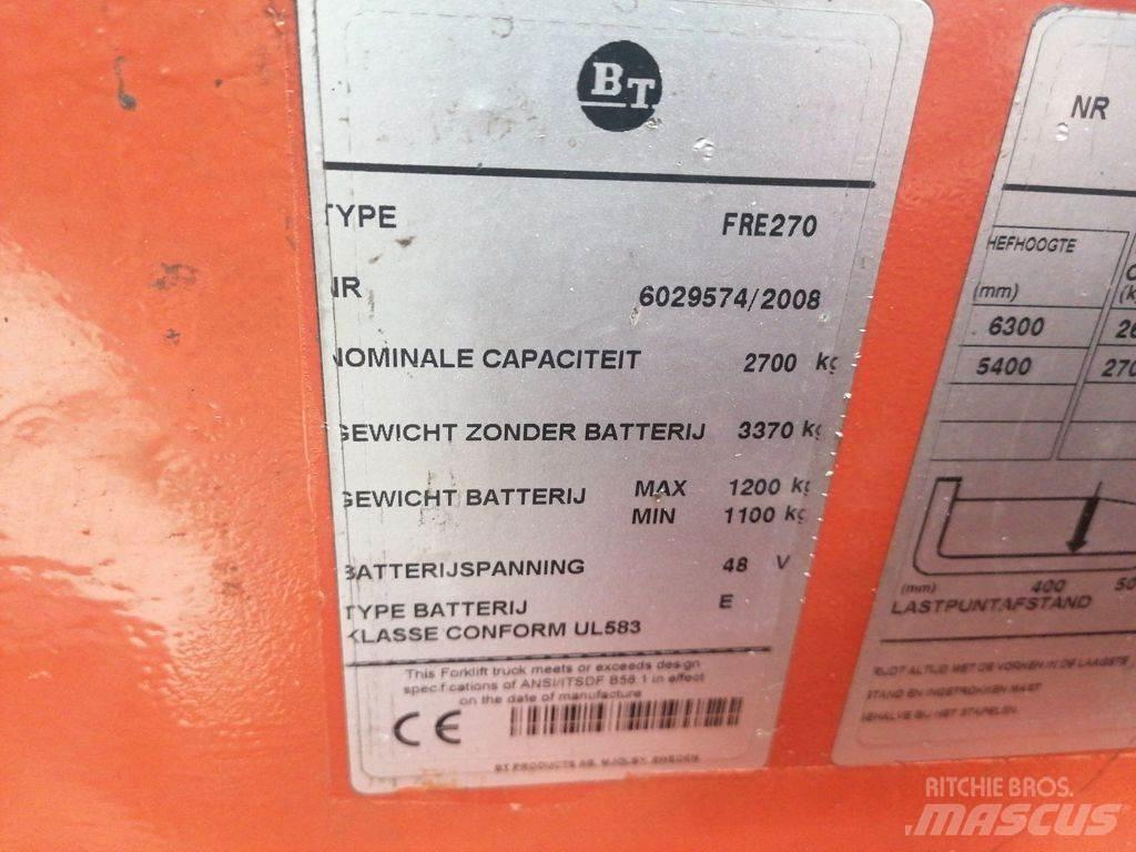 BT FRE270 Šakiniai krautuvai su prailgintu keltuvu