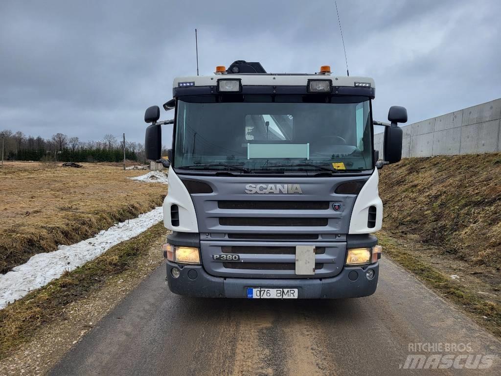 Scania P 380 Automobiliniai kranai