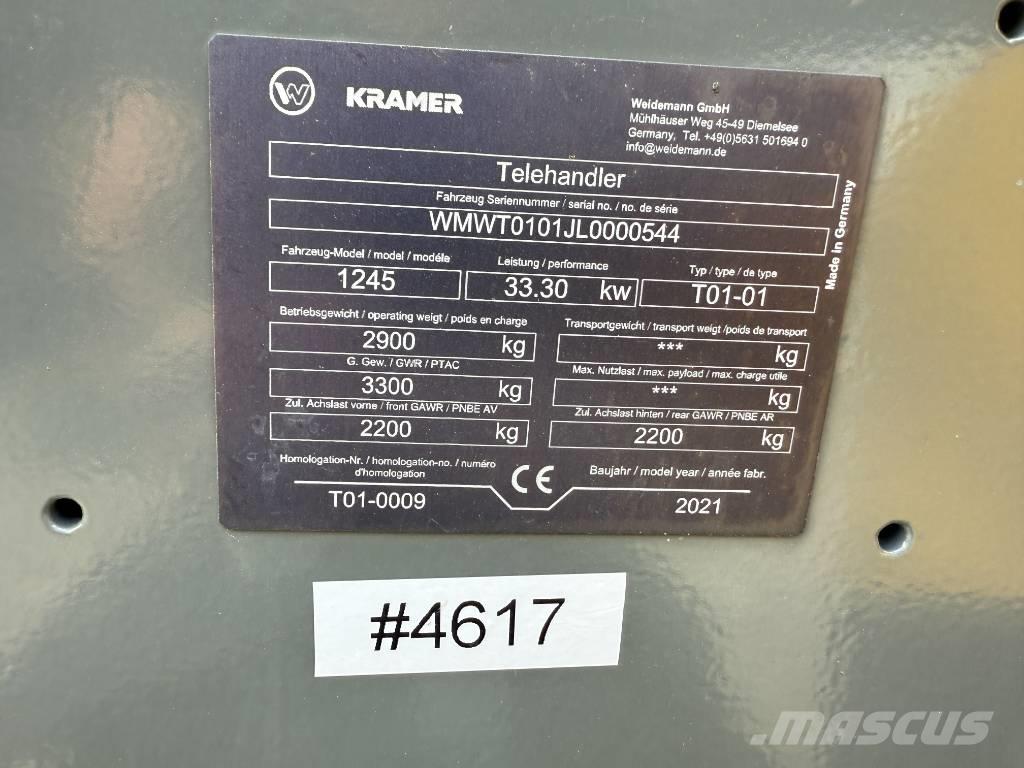 Kramer 1245 Teleskopiniai krautuvai